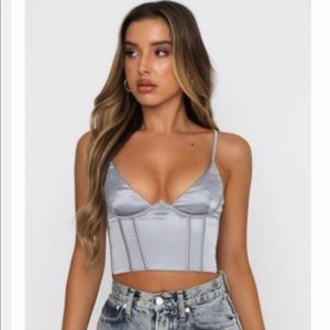 WHITEFOX ACADIA BUSTIER - ICE